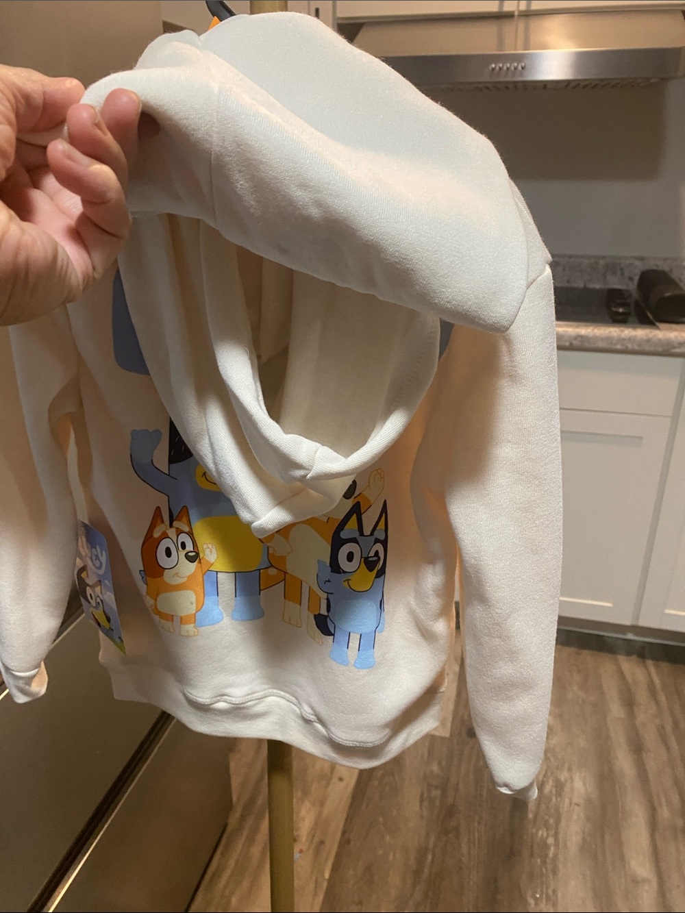 Bluey Cream Kids Sweatshirt & Joggers Set with Bluey Graphic size 4T NWT unisex - Picture 6 of 6